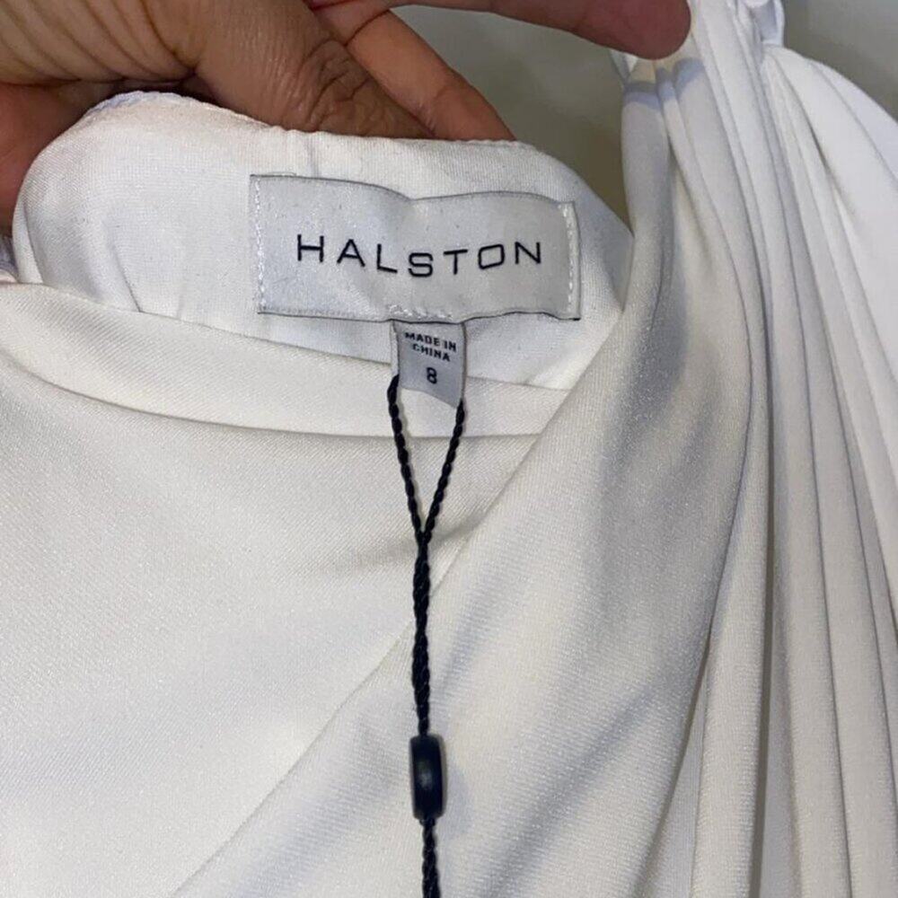 Halston Braided Neck Dress - Picture 8 of 9